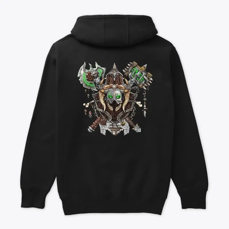 Kaos and Lace Barbarian Hoodie